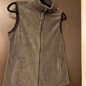 Calvin Klein Charcoal Polar Fleece Vest
